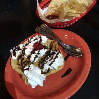 Los Cuates - Fried Ice Cream Sundae - New Mexican Cuisine Near Me - Albuquerque, New Mexico