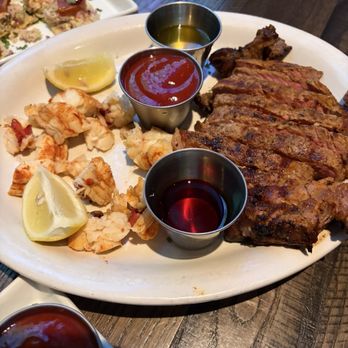 Rustic House Summerlin South - Steak and lobster how they served it look how disappointing that lobster looks. It actually taste pretty good. - Salad Near Me - Las Vegas, Nevada Rustic House Summerlin South - Steak and lobster how they served it look how disappointing that lobster looks. It actually taste pretty good. - Salad Near Me - Las Vegas, Nevada
