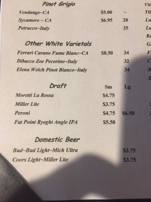 Menu photo 6 Italia Punta Gorda, FL