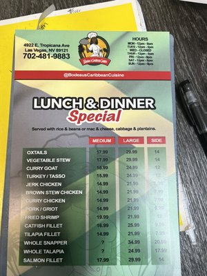 Menu photo 8 Bodeau's Caribbean Cuisine Las Vegas, NV Menu photo 8 Bodeau's Caribbean Cuisine Las Vegas, NV
