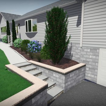 GG Landscaping - a rendering of a front yard - Landscaping Near Me GG Landscaping - a rendering of a front yard - Landscaping Near Me