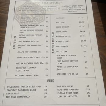Bourbon - Drink menu - Barbeque Near Me - Bozeman, Montana