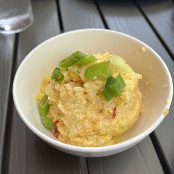 Cozy Brew Cafe - Pimento cheese grits - Breakfast & Brunch Near Me - Greensboro, North Carolina Cozy Brew Cafe - Pimento cheese grits - Breakfast & Brunch Near Me - Greensboro, North Carolina
