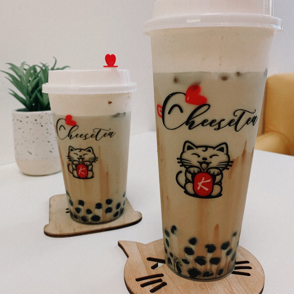 Drincup Cafe - Brown sugar milk tea with cheese foam - Bubble Tea Near Me - Honolulu, Hawaii Drincup Cafe - Brown sugar milk tea with cheese foam - Bubble Tea Near Me - Honolulu, Hawaii
