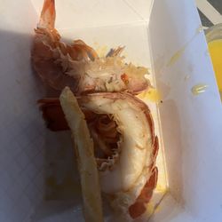 Showing that the ff is longer than the lobster tail