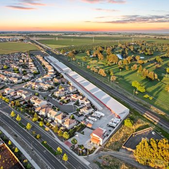 US Storage Centers - Exterior drone - Self Storage Near Me - Vacaville, California