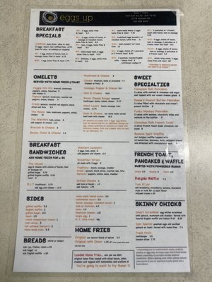 Menu photo 4 Eggs-Up Family Restaurant Cumberland, RI Menu photo 4 Eggs-Up Family Restaurant Cumberland, RI