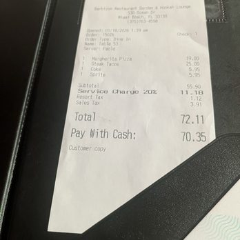 Barbizon Hookah Restaurant - Whew - Mediterranean Near Me - Miami Beach, Florida
