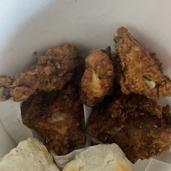 KFC - 8 Piece Meal, the 3 pieces we tried to eat, we had to throw away!!