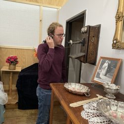 Pickford Area Historical Museum - Some items you can try out but be careful