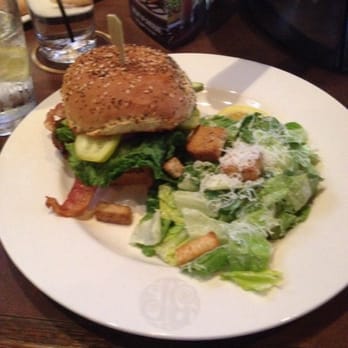 Boston Pizza - BP Prime Rib Burger with Caesar Salad - Pizza Near Me - Orleans, Ontario