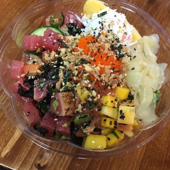 FOB Poke Bar- Seattle - A perfect little bowl of perfection that I filled up on before I finished my bowl! What a deal with everything you get. - Poke Near Me - Seattle, Washington