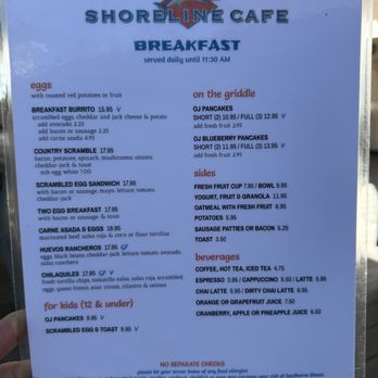 Shoreline Cafe - Menu - Seafood Near Me - Santa Barbara, California