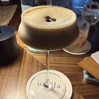 Orilla Bar & Grill - Dulce de leche espresso martini - Cocktail Bars Near Me - Miami Beach, Florida
