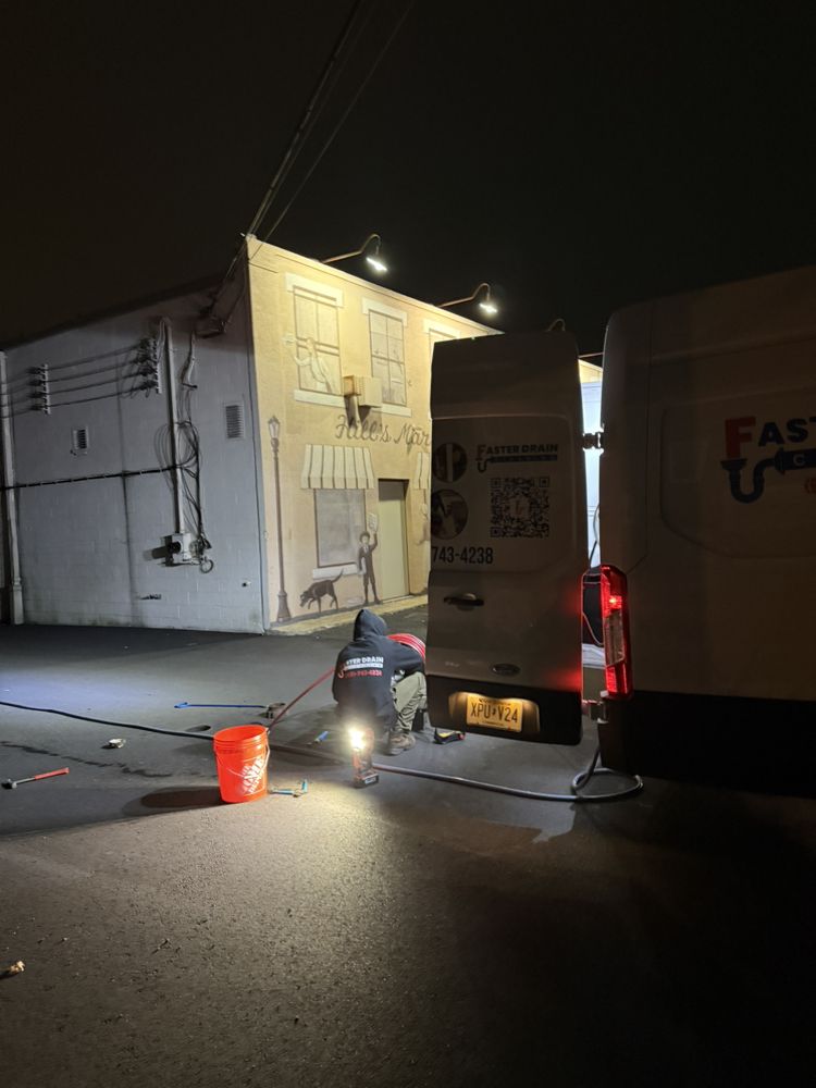 Slide of Faster Drain Cleaning