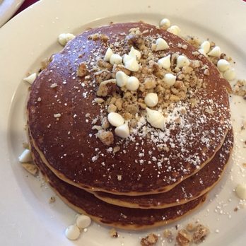 Maureen's Kitchen - Pumpkin pancakes with walnuts and white chocolate chips - Breakfast & Brunch Near Me - Smithtown, New York