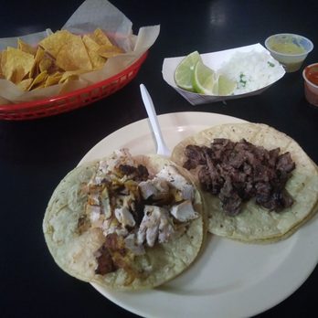 El Sinaloense - Chicken and steak tacos. - Mexican Near Me - Norcross, Georgia