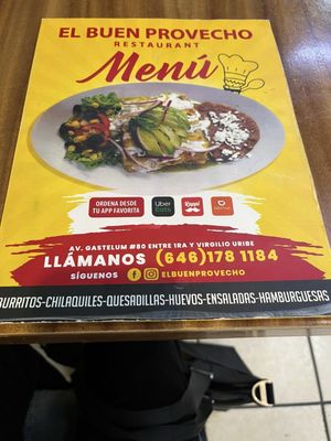 Menu photo 7 El Buen Provecho Ensenada, BCN