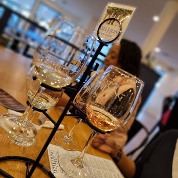 Well Hung Vineyard - glasses of wine on a table - Wine Bars Near Me - Roanoke, Virginia Well Hung Vineyard - glasses of wine on a table - Wine Bars Near Me - Roanoke, Virginia