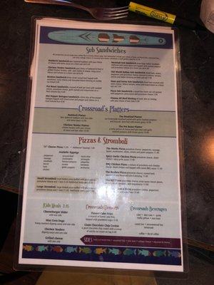 Menu photo 5 Crossroads Jacksontown, OH