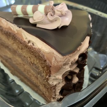 Unica Cafe - Chocolate Cake (Sliced), I would try a different one next time. Has truffle flavor - Bakeries Near Me - Jersey City, New Jersey