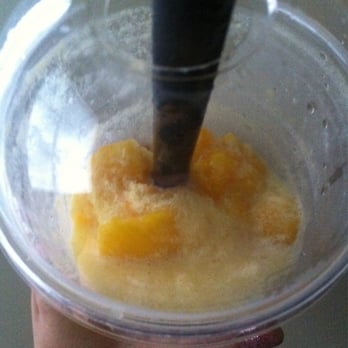 T4U Cafe - A half drank mango smoothie. - Coffee & Tea Near Me - San Gabriel, California T4U Cafe - A half drank mango smoothie. - Coffee & Tea Near Me - San Gabriel, California