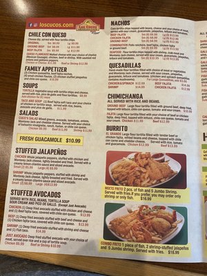 Menu photo 7 Los Cucos Mexican Cafe - Waco Waco, TX Menu photo 7 Los Cucos Mexican Cafe - Waco Waco, TX