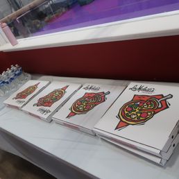 Five carryout thin pizzas from this location. Five carryout thin pizzas from this location.