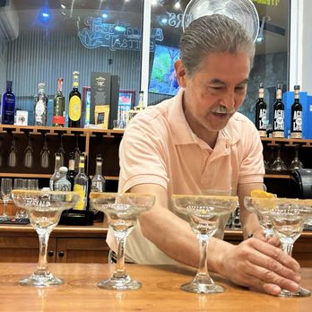 Tequila Light House - Oscar preparing glasses for Espresso Martinis. Delicious. - Distilleries Near Me - Cabo San Lucas, BCS Tequila Light House - Oscar preparing glasses for Espresso Martinis. Delicious. - Distilleries Near Me - Cabo San Lucas, BCS