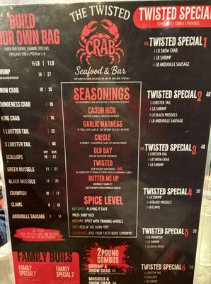 Menu photo 2 The Twisted Crab Seafood & Bar Buford, GA
