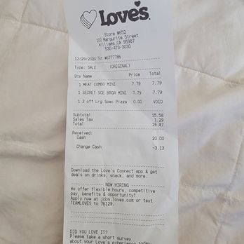 Godfathers Pizza - Receipt Dec 29 - Pizza Near Me - Williams, California Godfathers Pizza - Receipt Dec 29 - Pizza Near Me - Williams, California