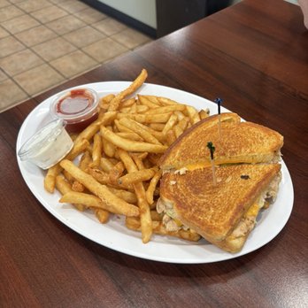 The Sandwich Saloon - Tuna melt with fries - Sandwiches Near Me - San Pedro, California The Sandwich Saloon - Tuna melt with fries - Sandwiches Near Me - San Pedro, California