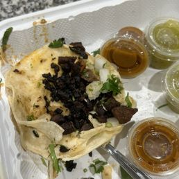 a plate of food