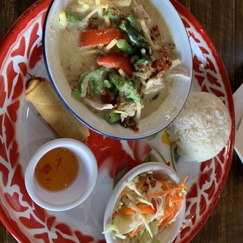 Thai Isaan - Green curry lunch special - Thai Near Me - Westfield, Indiana Thai Isaan - Green curry lunch special - Thai Near Me - Westfield, Indiana