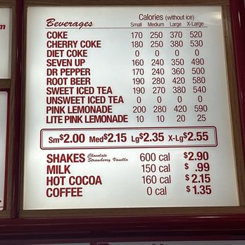 In-N-Out Burger - Drink menu - Burgers Near Me - Austin, Texas In-N-Out Burger - Drink menu - Burgers Near Me - Austin, Texas