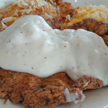 Hope’s Brunch House - Chicken fried steak with gravy and hash browns. - Coffee & Tea Near Me - Phoenix, Arizona Hope’s Brunch House - Chicken fried steak with gravy and hash browns. - Coffee & Tea Near Me - Phoenix, Arizona