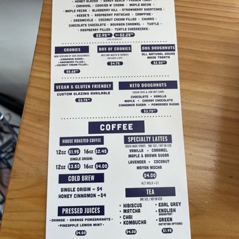 Parlor Doughnuts - Menu - Coffee & Tea Near Me - Fruit Cove, Florida Parlor Doughnuts - Menu - Coffee & Tea Near Me - Fruit Cove, Florida