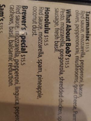 Menu photo 1 Tessio Silverdale, WA