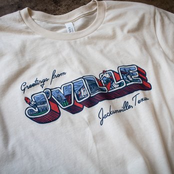 Brands and Threads Apparel - Greetings from J'Ville for Neighbors Coffee - Screen Printing/T-Shirt Printing Near Me - Tyler, Texas Brands and Threads Apparel - Greetings from J'Ville for Neighbors Coffee - Screen Printing/T-Shirt Printing Near Me - Tyler, Texas