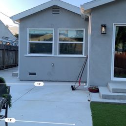 Before our patio cover Before our patio cover