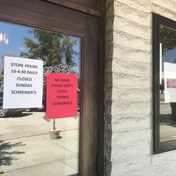 Schreiner's Fine Sausages - No Mask  No Service - Meat Shops Near Me - Glendale, California