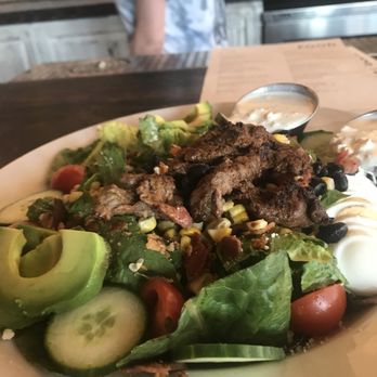 Bear & Bottle - Cobb salad with carne asada very yummy - Pubs Near Me - Madison, Wisconsin Bear & Bottle - Cobb salad with carne asada very yummy - Pubs Near Me - Madison, Wisconsin