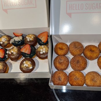Hello Sugar - S'mores and red white and blue... And if course sugar and cinnamon. Yea we couldn't wait. - Donuts Near Me - Spokane, Washington Hello Sugar - S'mores and red white and blue... And if course sugar and cinnamon. Yea we couldn't wait. - Donuts Near Me - Spokane, Washington