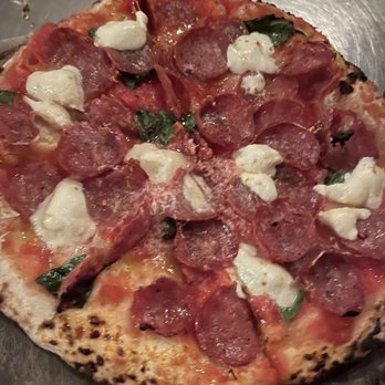 The Backspace - Pepperoni Americano Pizza - Italian Near Me - Austin, Texas