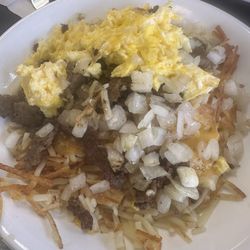 Waffle House - Grovetown - Sausage Egg & Cheese Hashbrown Bowl