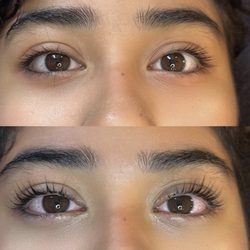 Graceful Beauty Bar - From her Instagram here's a photo of before and after of the spawn's lashes