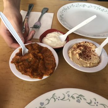 Mini Kabob - Eggplant Caviar, Hummus - Armenian Near Me - Glendale, California Mini Kabob - Eggplant Caviar, Hummus - Armenian Near Me - Glendale, California