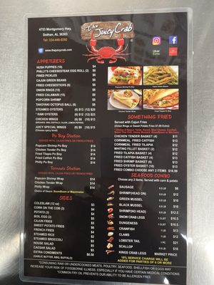 Menu photo 1 The Juicy Crab Dothan, AL Menu photo 1 The Juicy Crab Dothan, AL