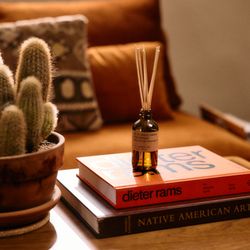 P.F. Candle Co. - Spiced Pumpkin is *the* scent of October  and our Spiced Pumpkin Reed Diffuser is now on sale. Stop by to snag one for your spooky season!