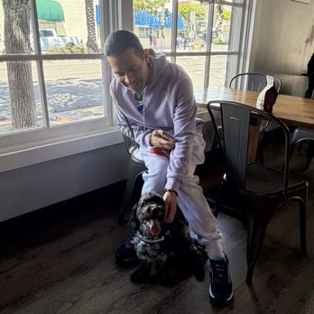 Dark Horse Coffee Roasters - Waiting for our coffee with our puppy - Coffee & Tea Near Me - Chula Vista, California